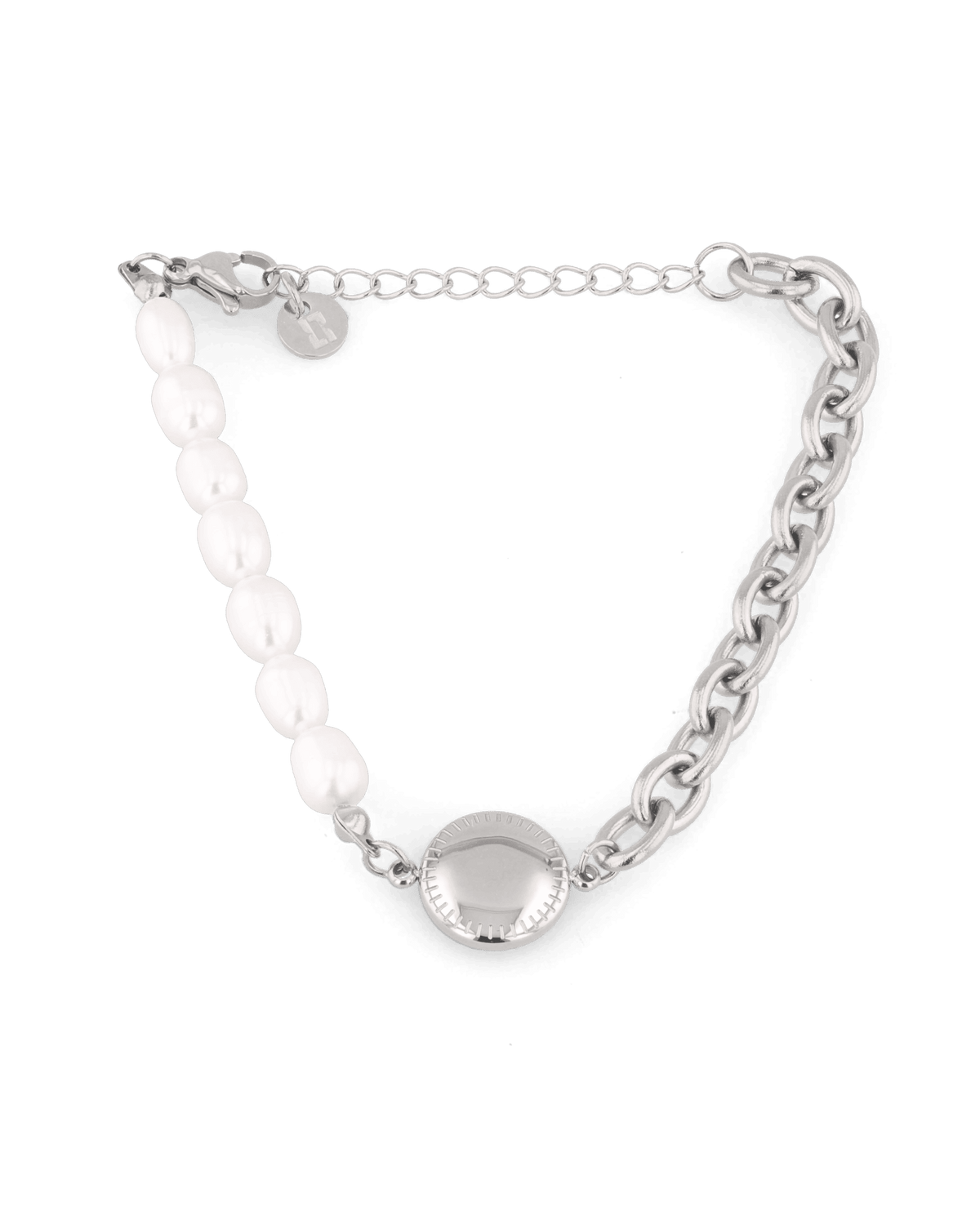 Image of Bracelets. Product name - Madeira Silver Pearl Bracelet in colour by brand - LAVANA