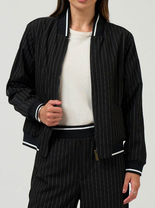 Image of Coats & Jackets. Productname: Madly Sweetly Trax Jacket in Black colour by brand - Madly Sweetly