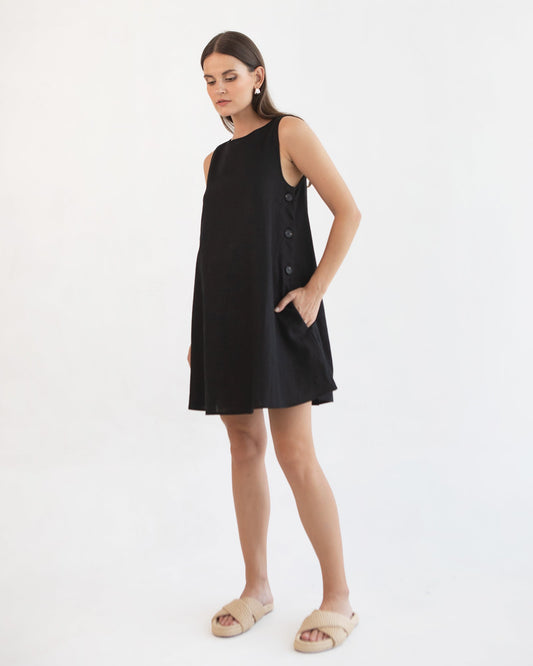 Image of Dresses. Product name - Maeve Buttoned Feeding Dress in colour by brand - Soon Maternity