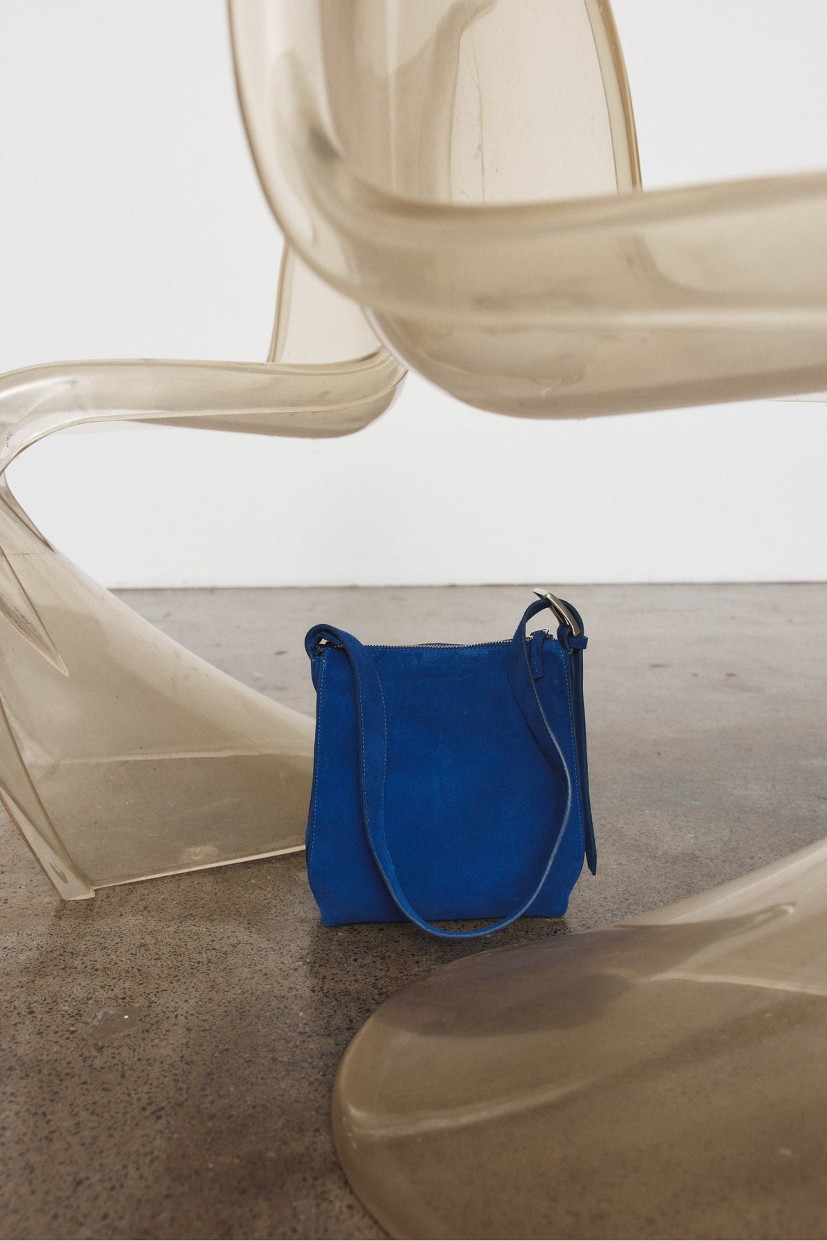 Image of Bags. Product name - Maja Bag Cobalt Preorder in Cobalt colour by brand - Blanca Studio