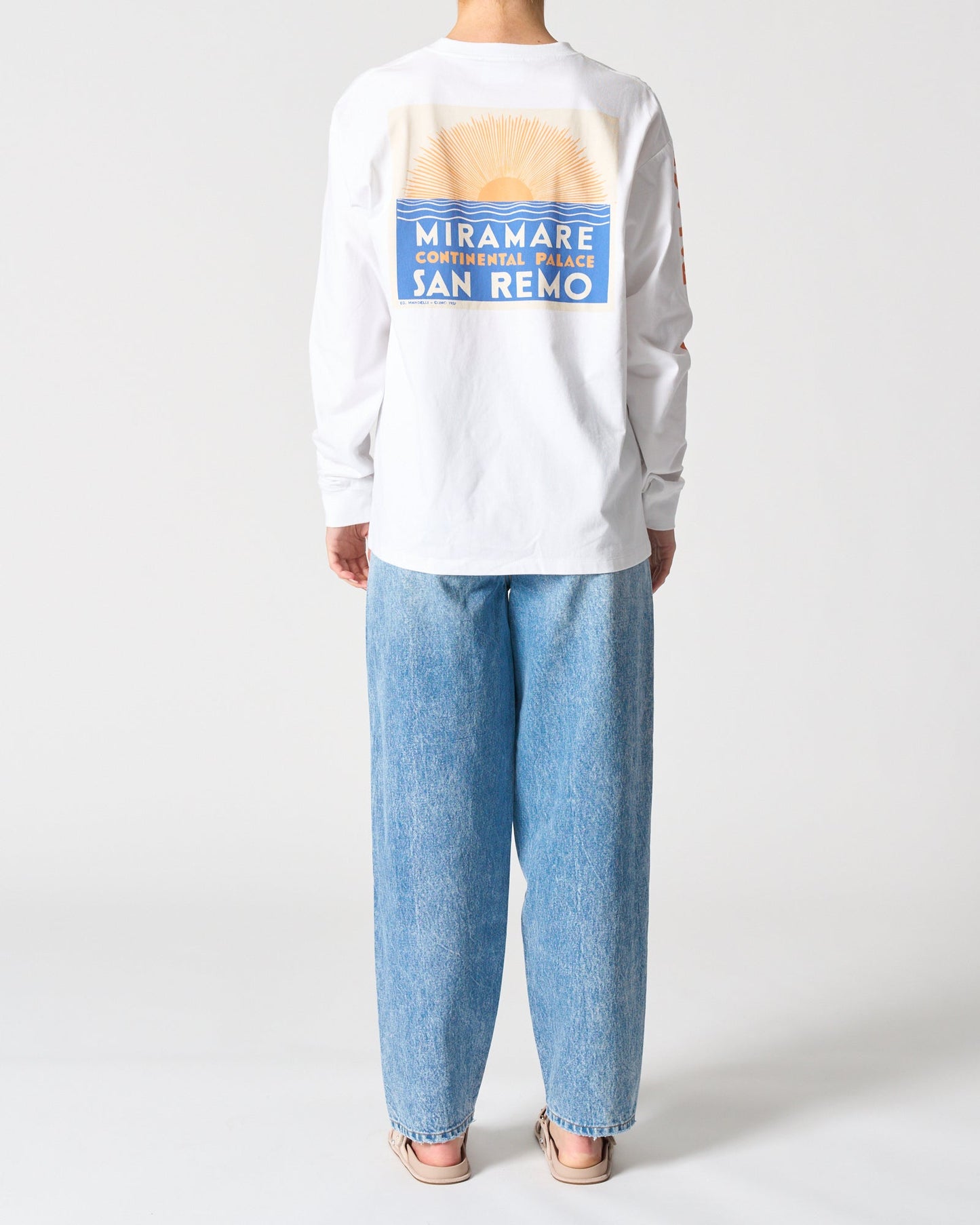 Walnut Melbourne Malibu Long Sleeve Tee (Miramare)