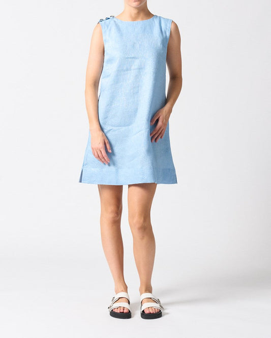 Walnut Melbourne Malta Mini Dress (Sky Blue)