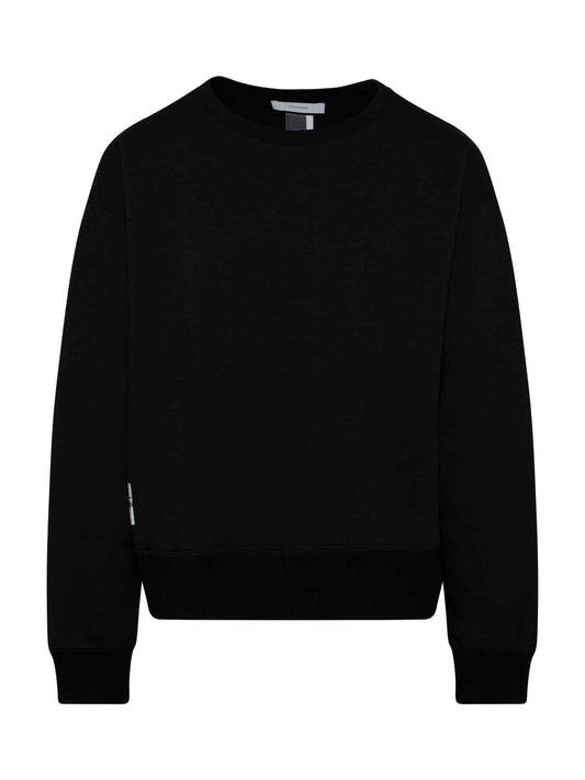 Image of a model wearing Outerwear. Productname: FACETASM Bonding Xxl Sweat in BLACK colour by brand - FACETASM