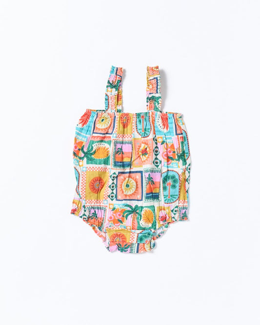 Image of Bodysuits. Productname: Walnut Melbourne Meadow Romper in Spicy Summer colour by brand - Walnut Melbourne