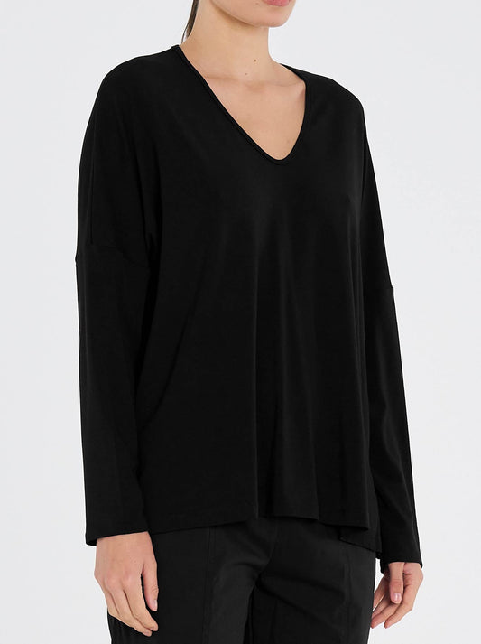 MELA PURDIE WEDGE SWEATER (Black)