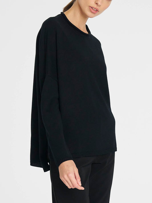 Mela Purdie Panama Sweater (Black)