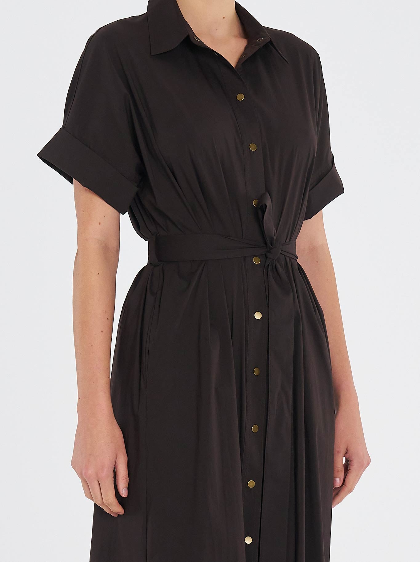 MELA PURDIE STUD DRESS (Fudge)