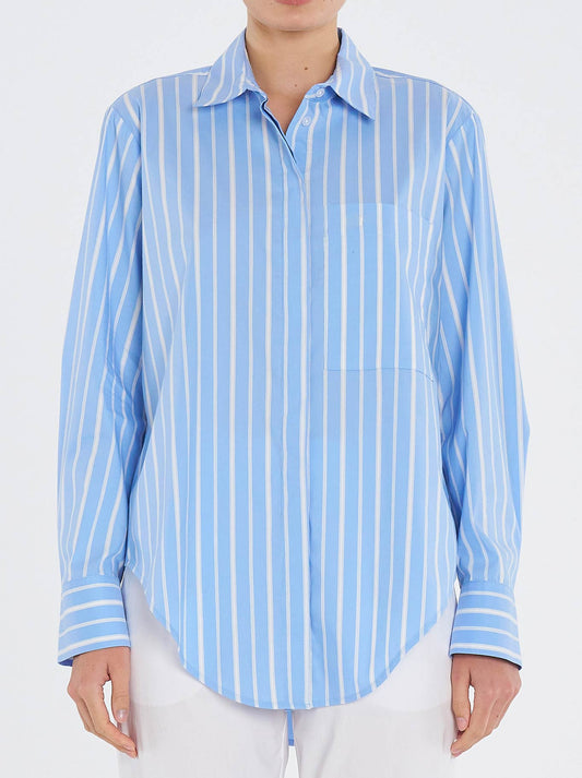 Image of Shirts. Productname: MELA PURDIE SAVILLE SHIRT in Stripe colour by brand - Mela Purdie