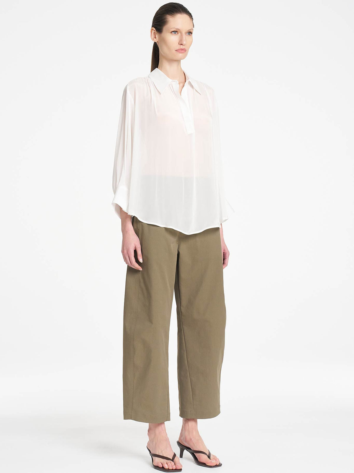 MELA PURDIE BARREL LEG PANT (Olive)