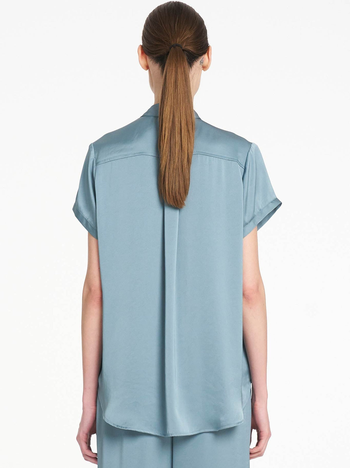 MELA PURDIE SOFT STAND SHIRT (Nile)