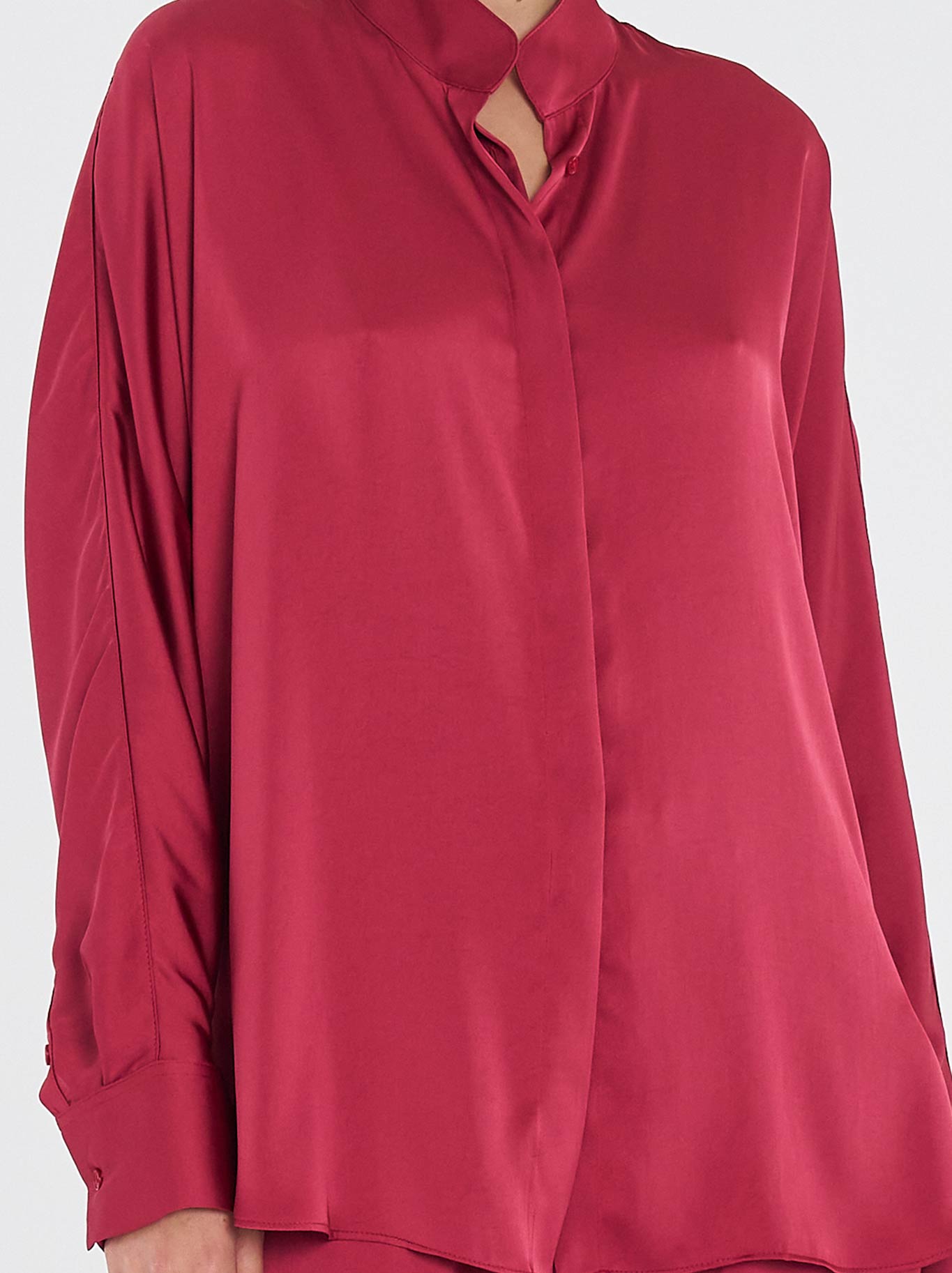 MELA PURDIE DOLMAN VILLA SHIRT (Claret)