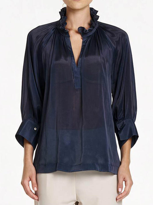 MELA PURDIE ROMAN BLOUSE (Syrup)