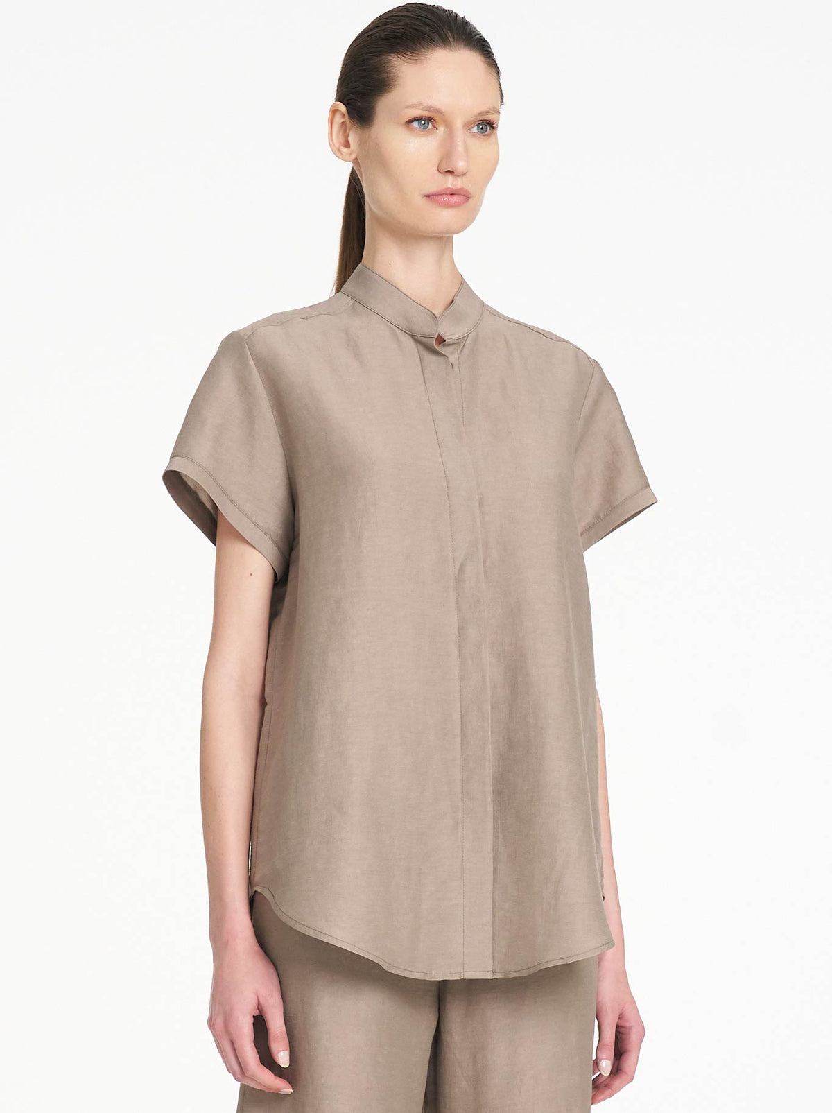 MELA PURDIE STAND SHIRT (Twig)