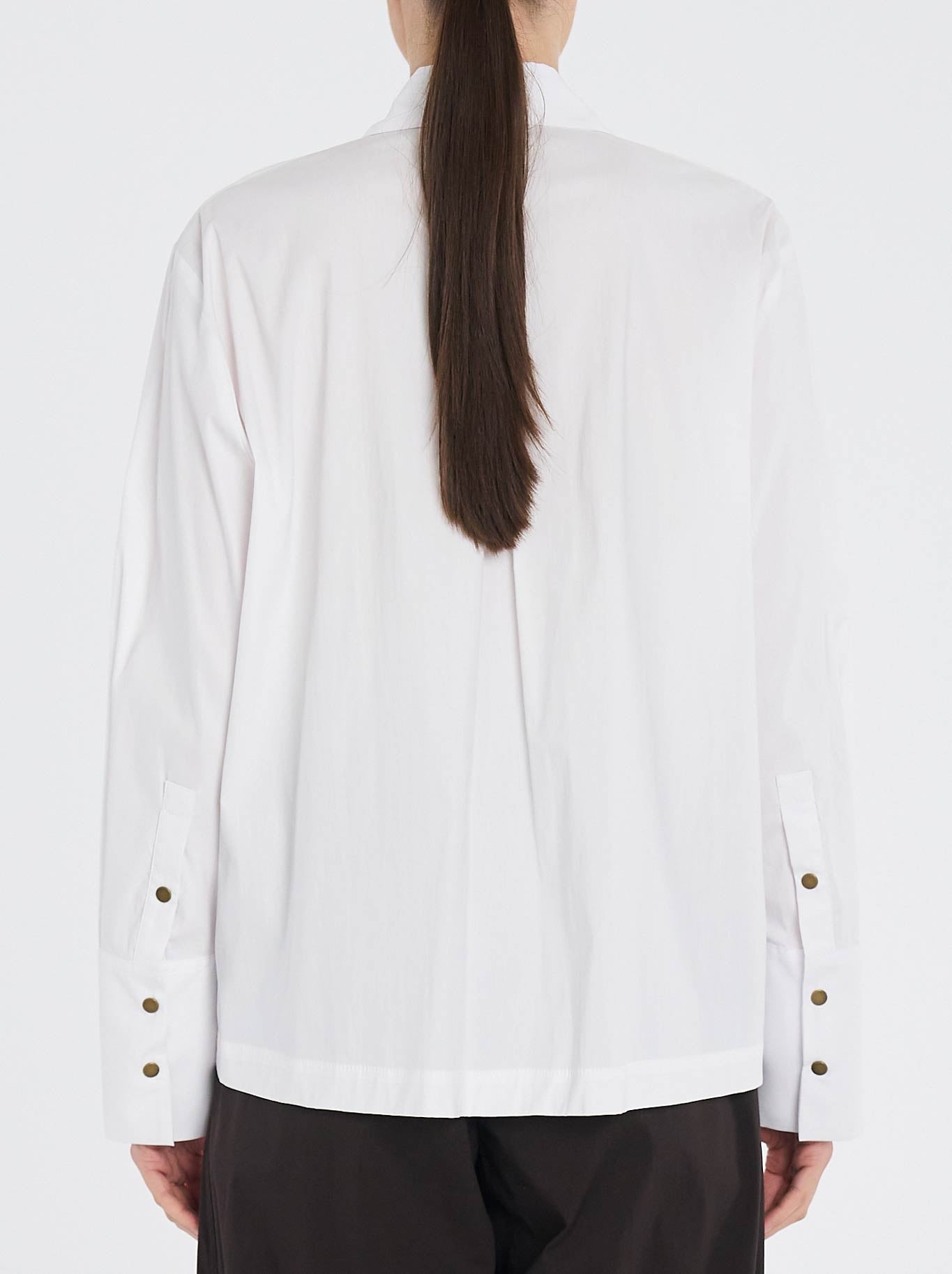 MELA PURDIE STUD SHIRT (White)