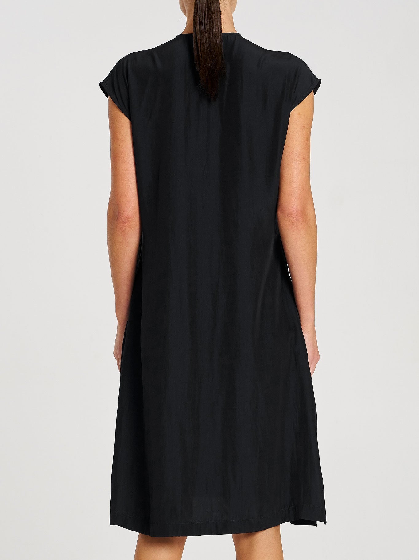MELA PURDIE SLICE DRESS (Black)
