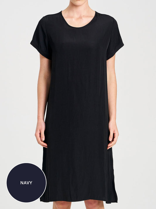 Image of Dresses. Productname: Mela Purdie Transit T Dress in Navy A colour by brand - Mela Purdie
