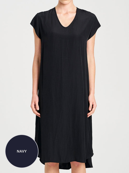 Image of Dresses. Productname: MELA PURDIE SLIDE DRESS in Navy colour by brand - Mela Purdie