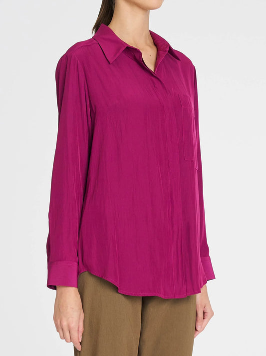 MELA PURDIE SINGLE POCKET SHIRT (Black)