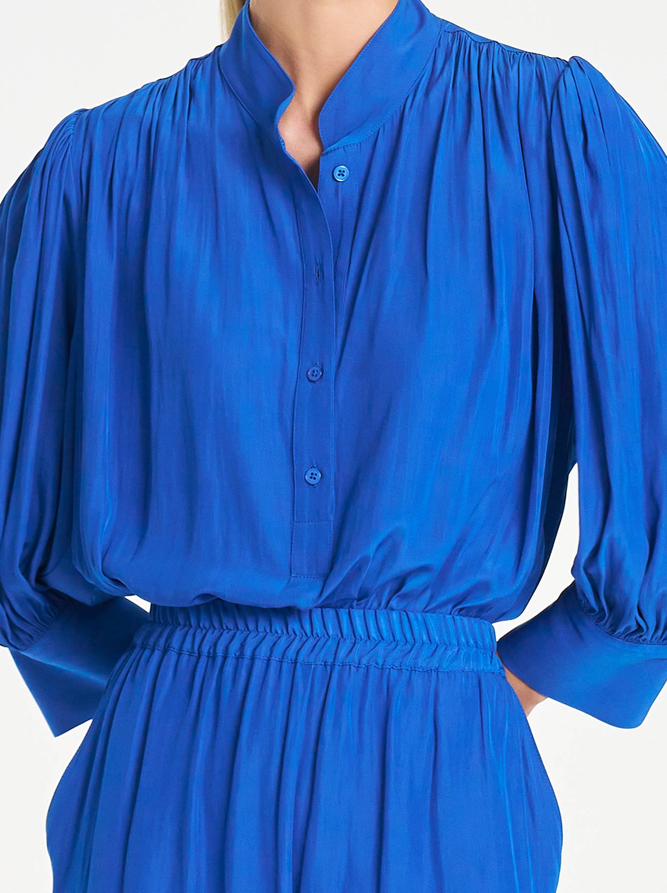 Mela Purdie Pavilion Blouse (Lagoon)