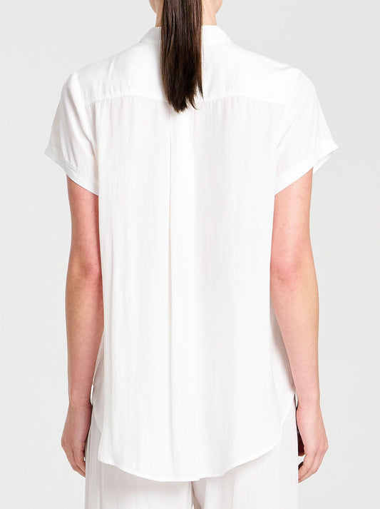 Mela Purdie Soft Stand Shirt (White)