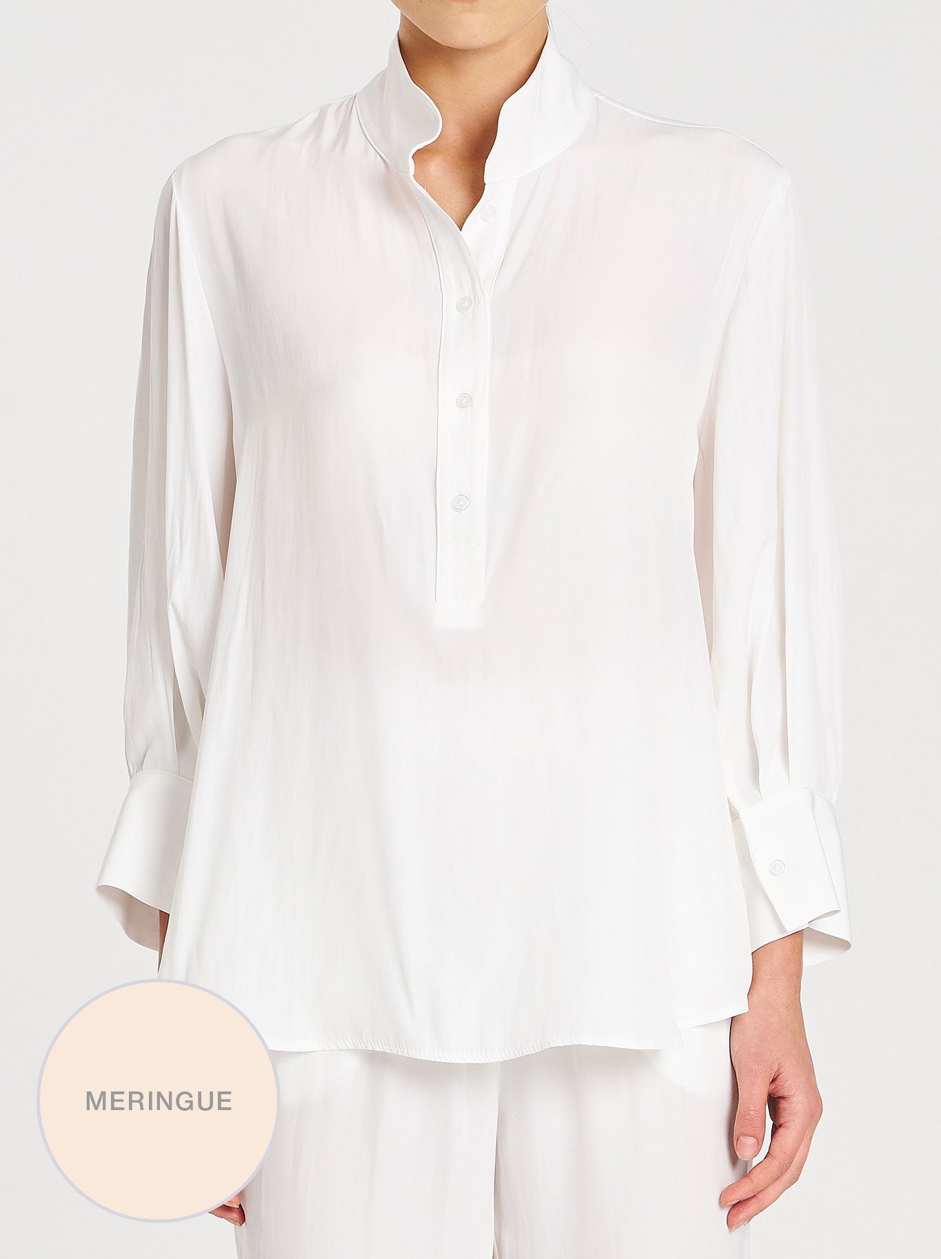 Mela Purdie Resort Shirt (White)