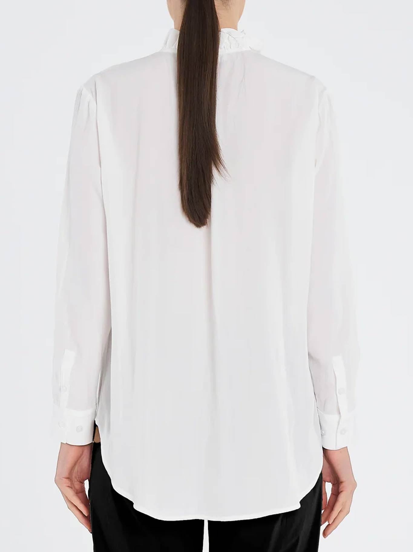 MELA PURDIE LARIAT BLOUSE (White)