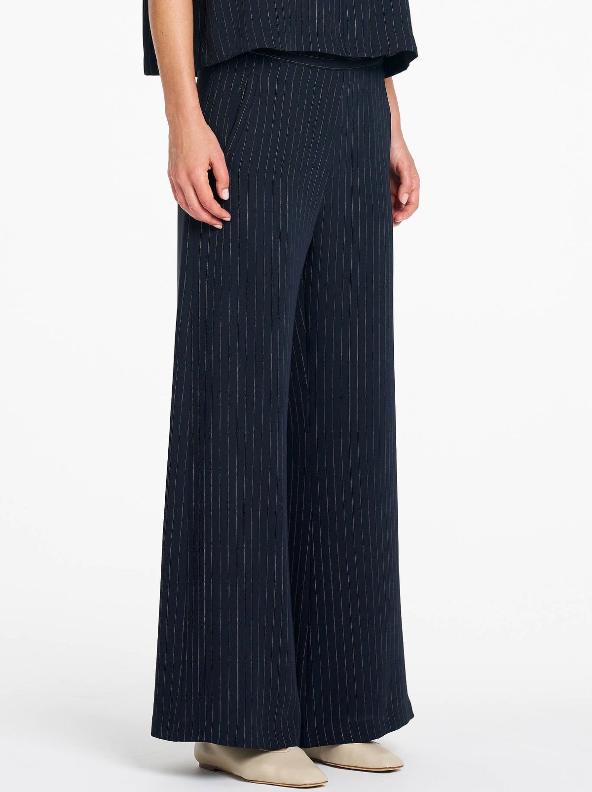 MELA PURDIE SUIT PANT (Black/Vanilla)