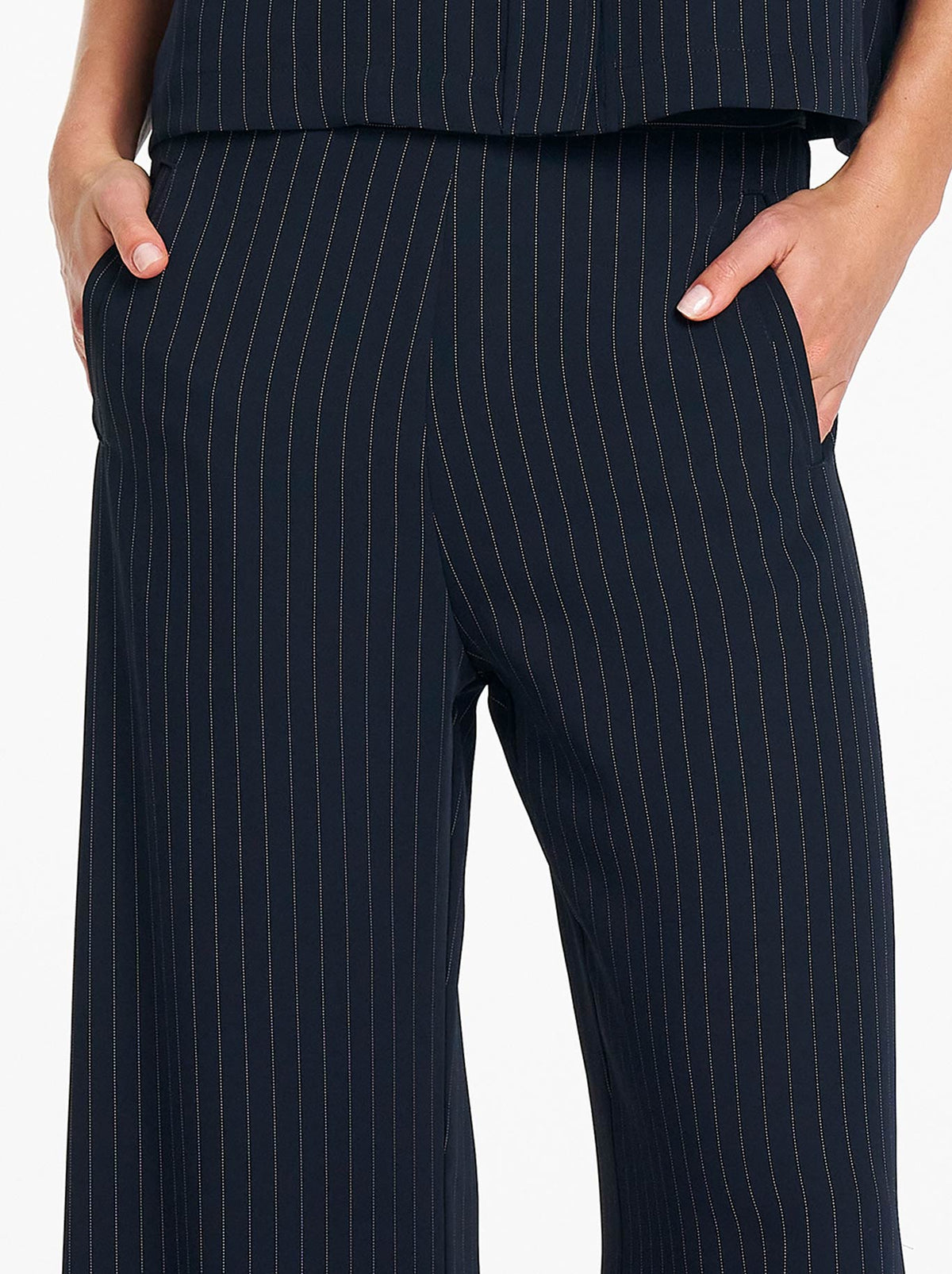 MELA PURDIE SUIT PANT (Black/Vanilla)