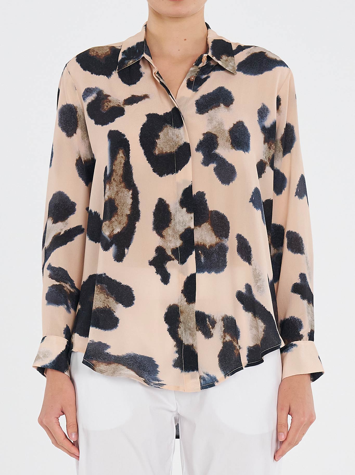 Image of Shirts. Productname: MELA PURDIE SOFT SHIRT in Blurr Silk colour by brand - Mela Purdie