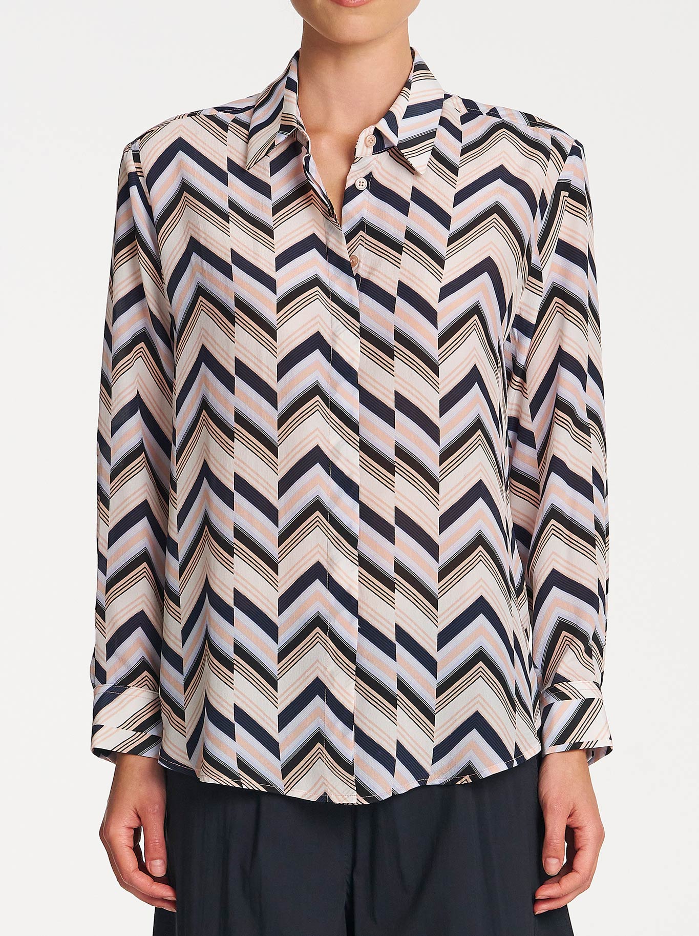 Image of Shirts. Product name - Mela Purdie Soft Shirt in Pleat colour by brand - Mela Purdie