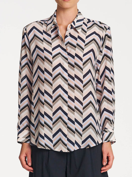 Image of Shirts. Product name - Mela Purdie Soft Shirt in Pleat colour by brand - Mela Purdie