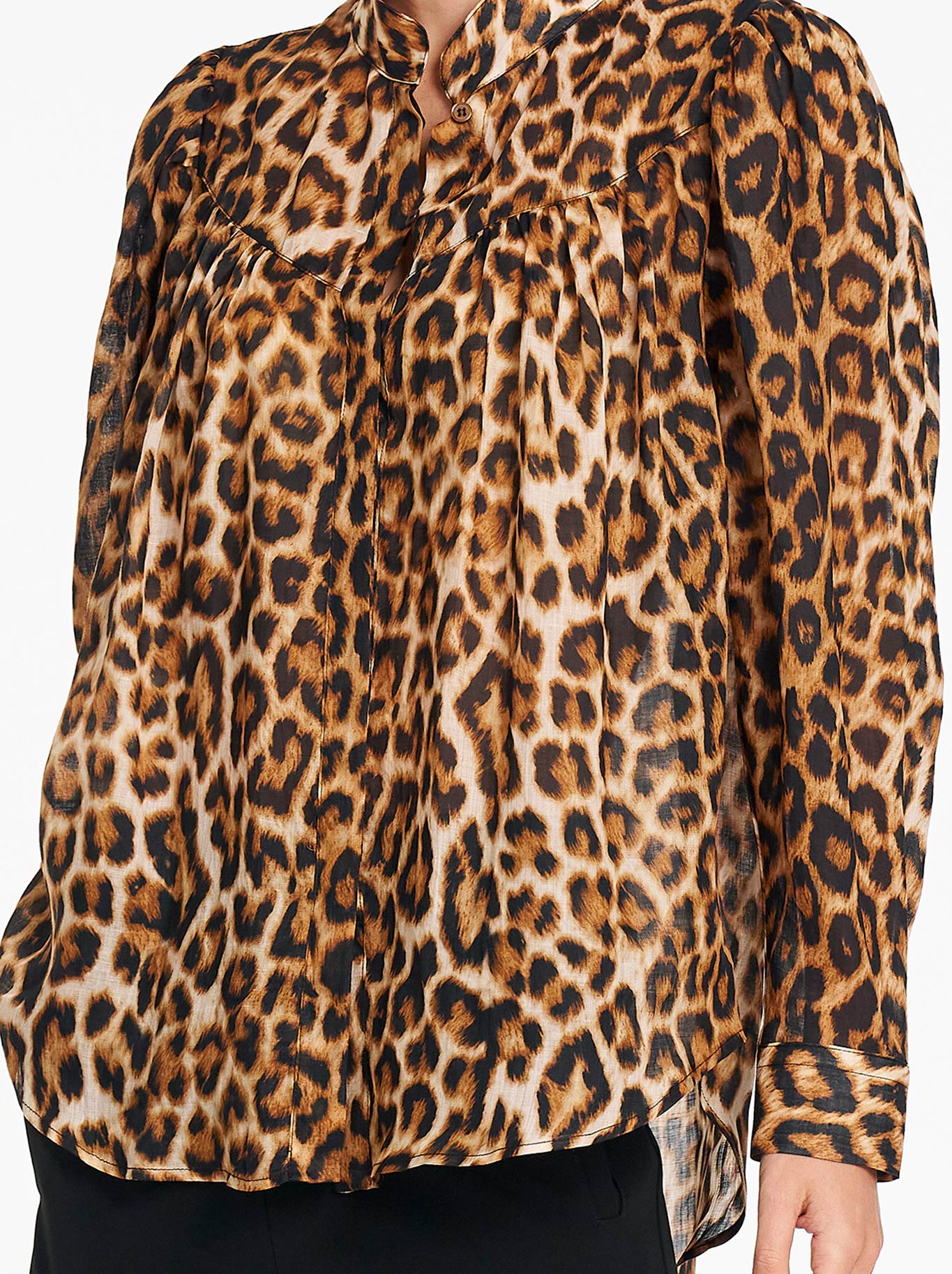 Mela Purdie Lyric Blouse (Wild Cat)