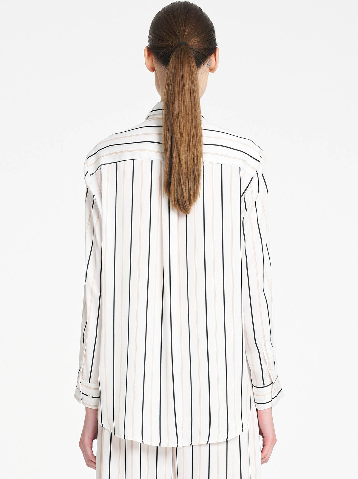 Mela Purdie Soft Shirt (White/Black)