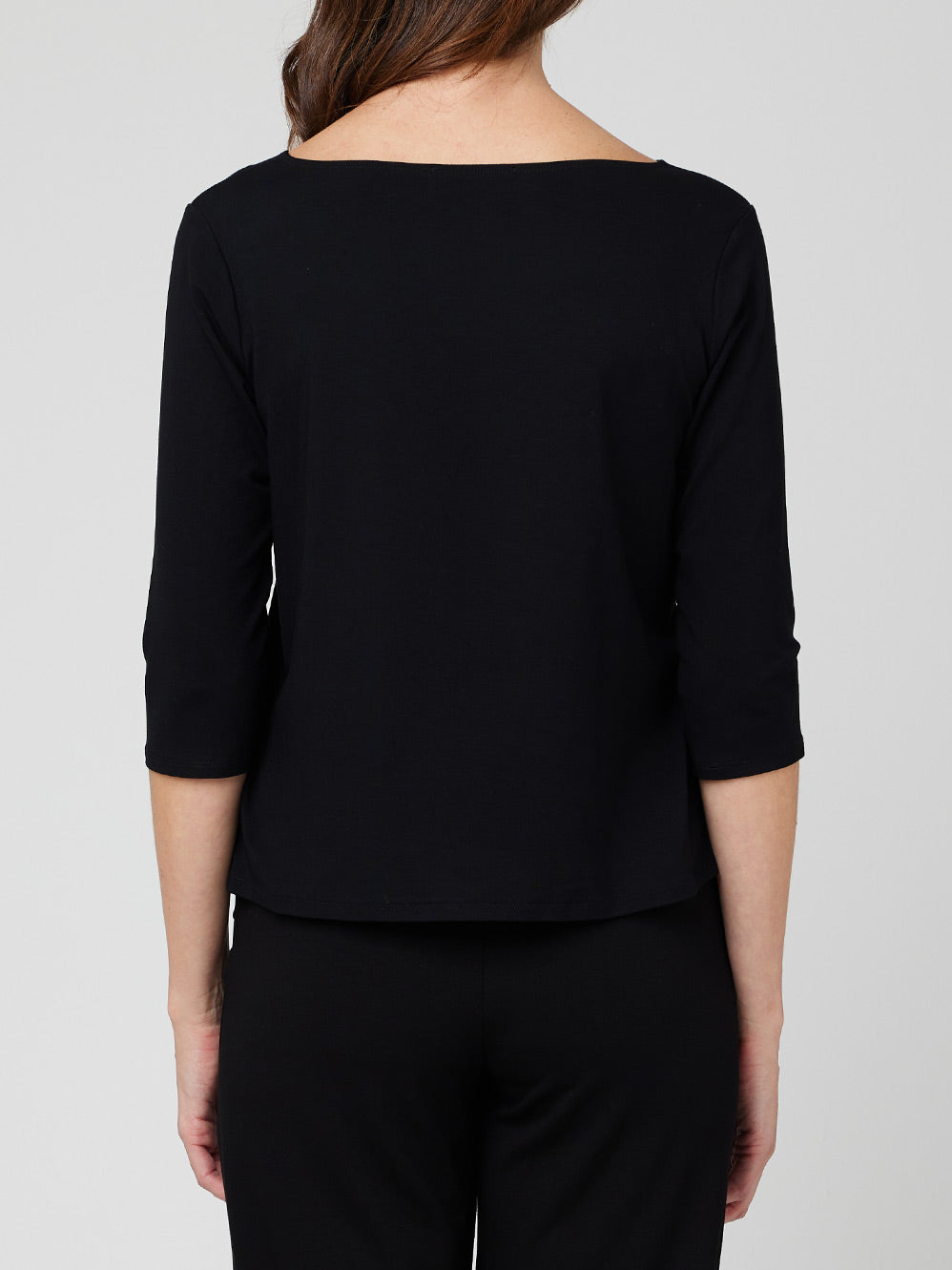 MELA PURDIE RELAXED BOAT NECK (Black)