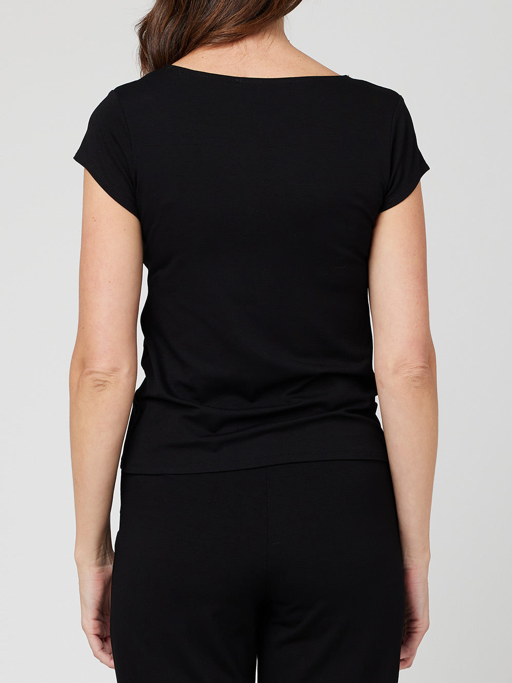 MELA PURDIE SCOOP NECK T (White)