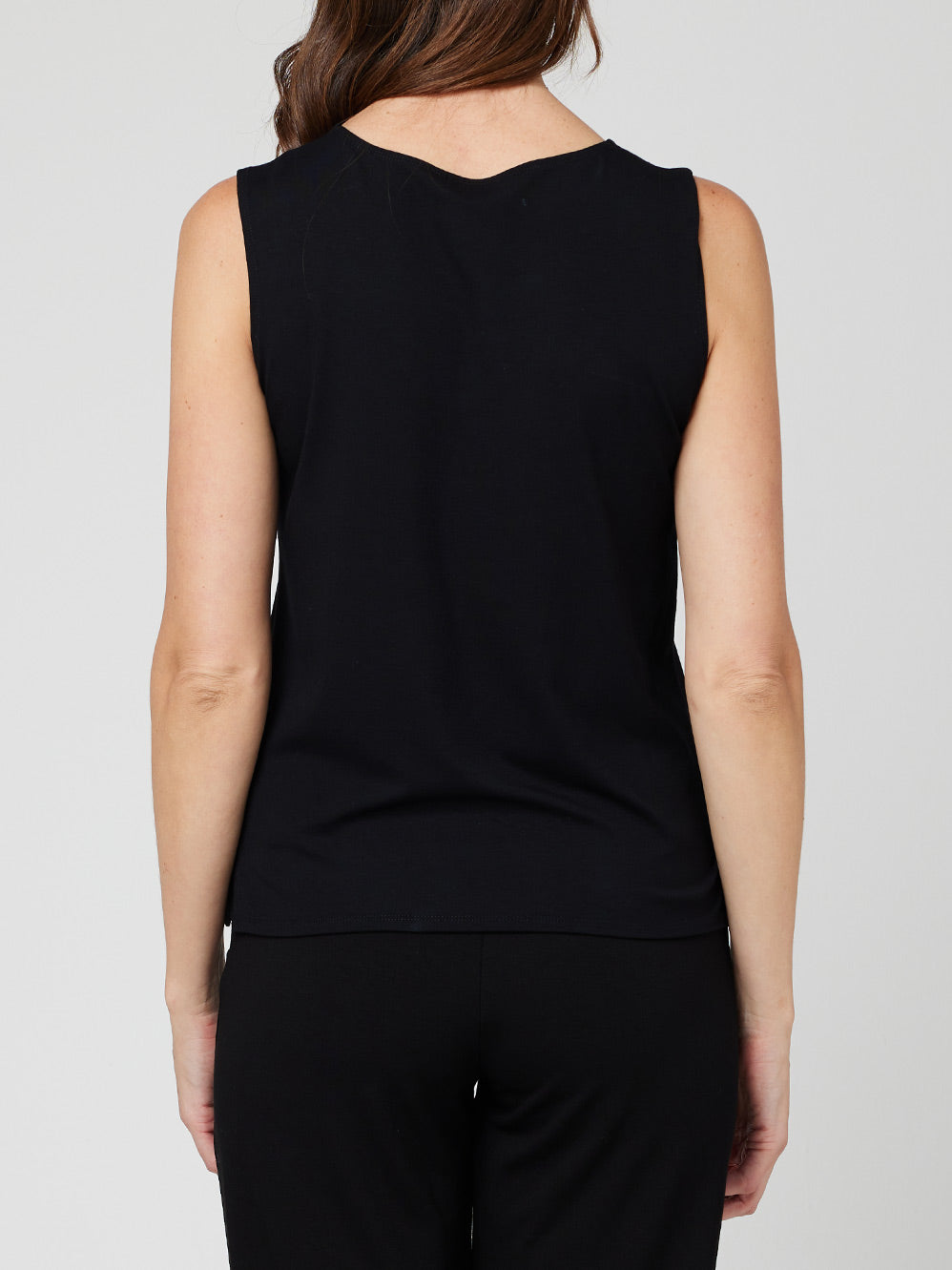 MELA PURDIE PALAZZO SHELL TANK (Black)