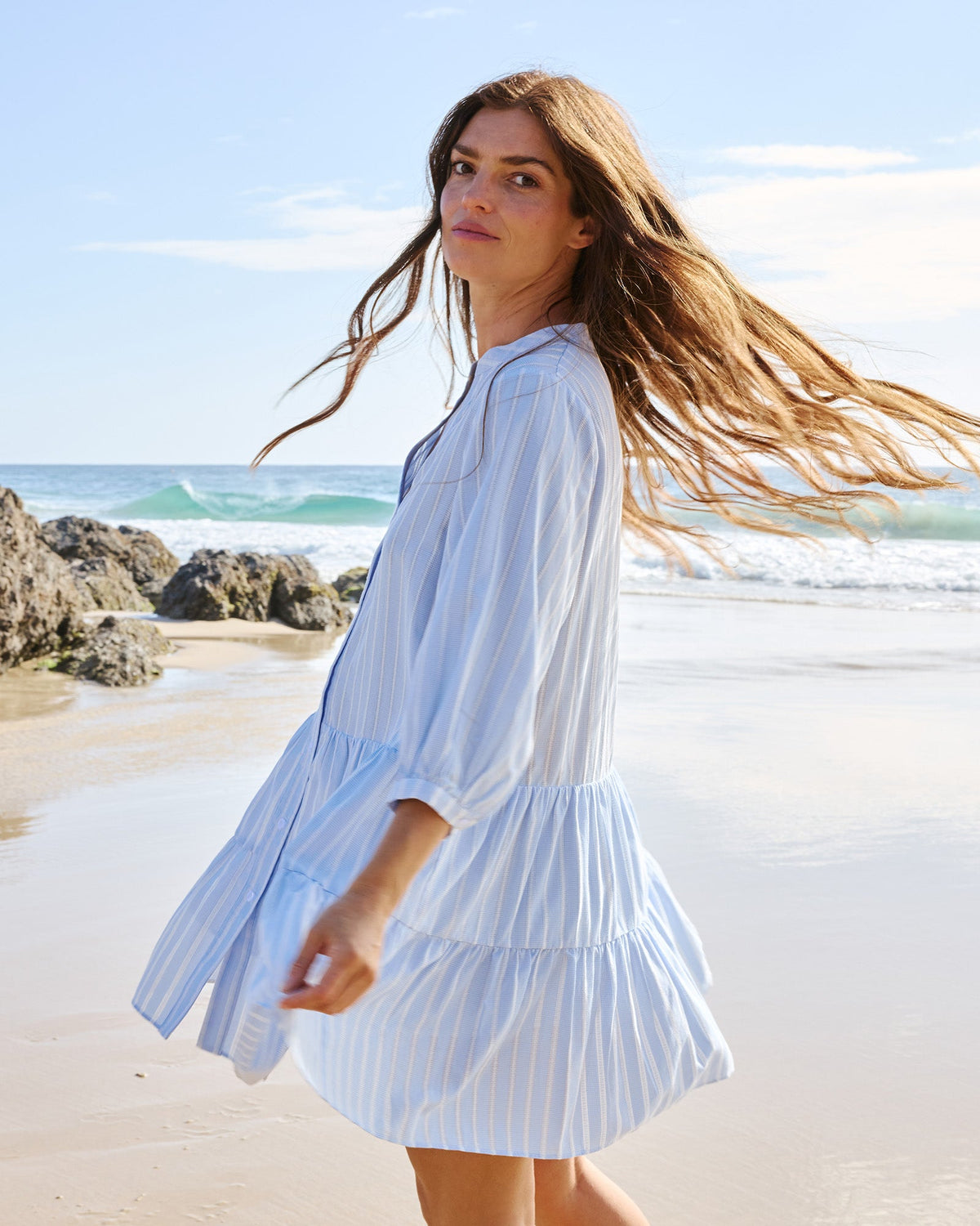 Soon Maternity Melanie Frill Dress