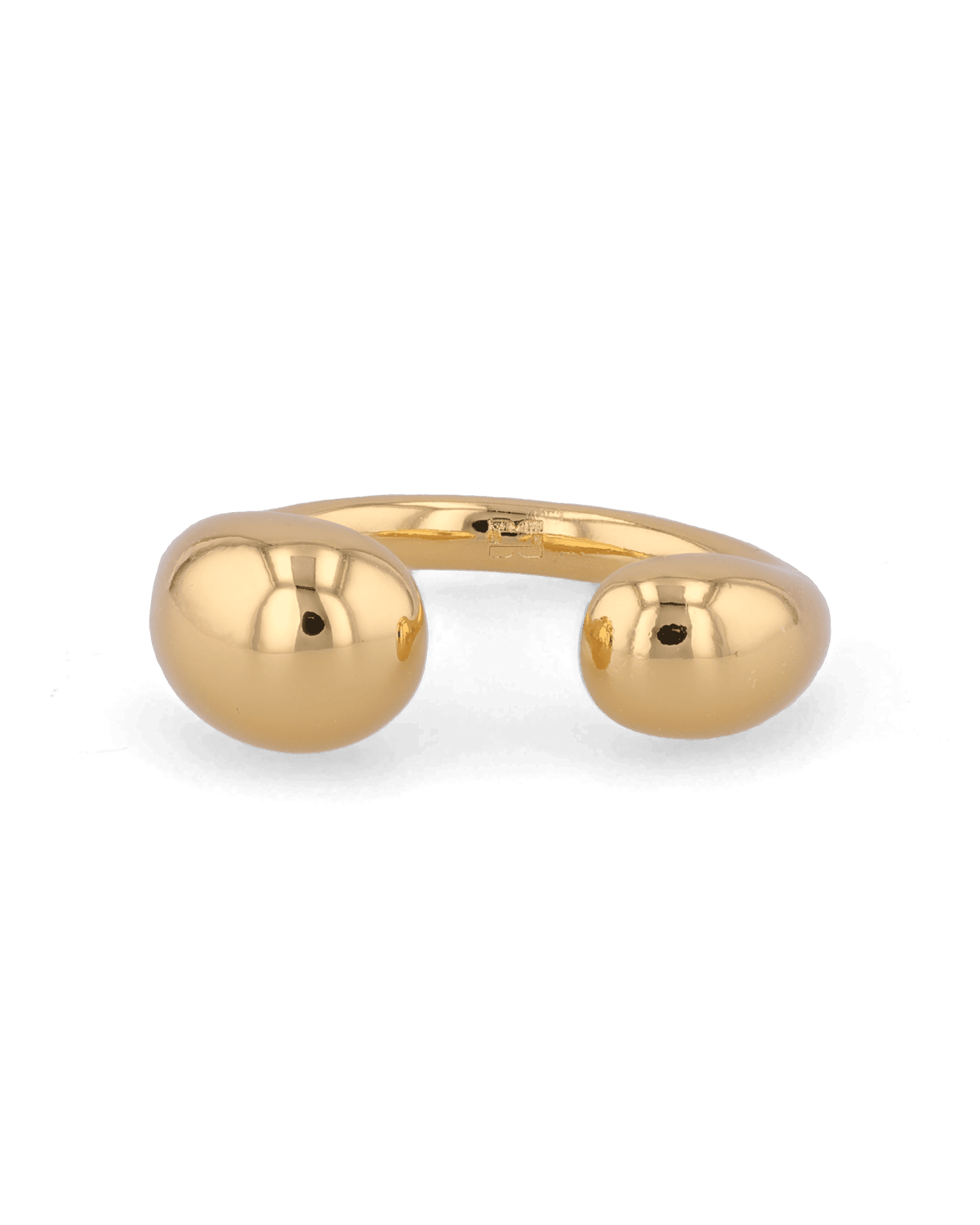 Image of Rings. Product name - Melt Gold Open Ring in colour by brand - LAVANA