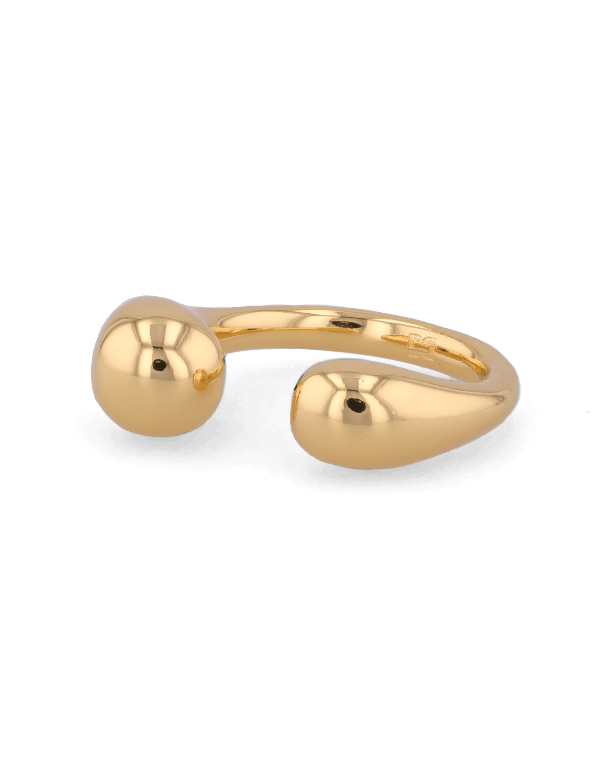 LAVANA Melt Gold Open Ring