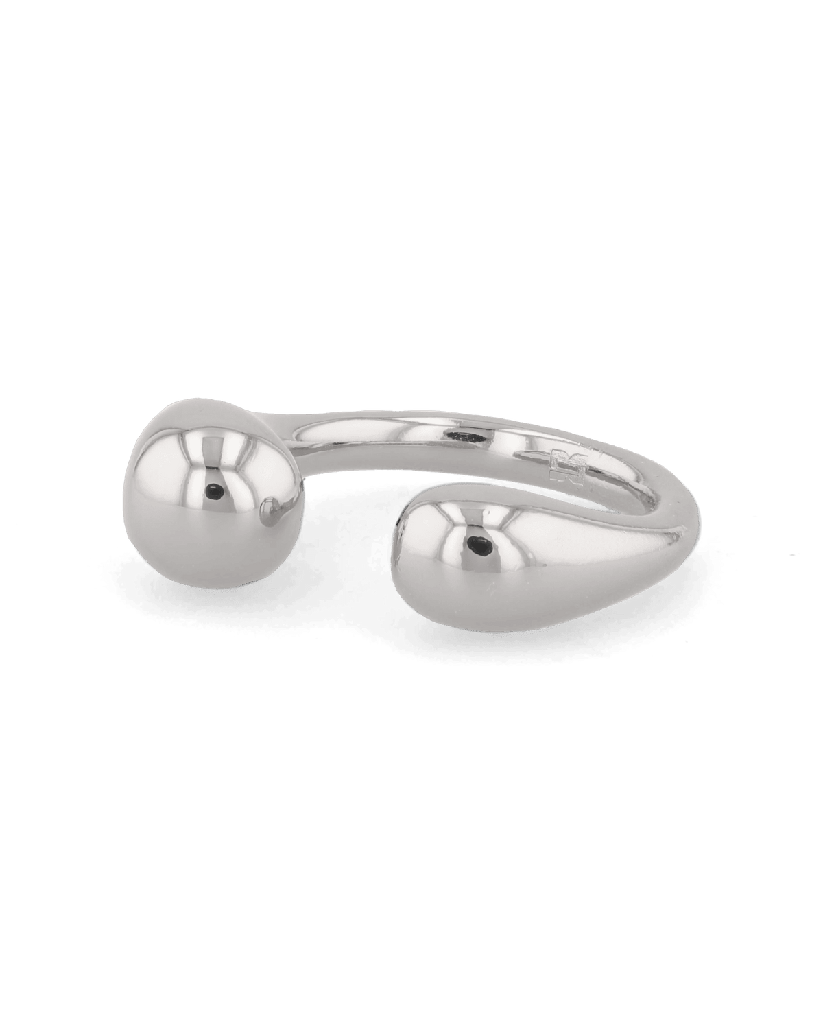 LAVANA Melt Silver Open Ring
