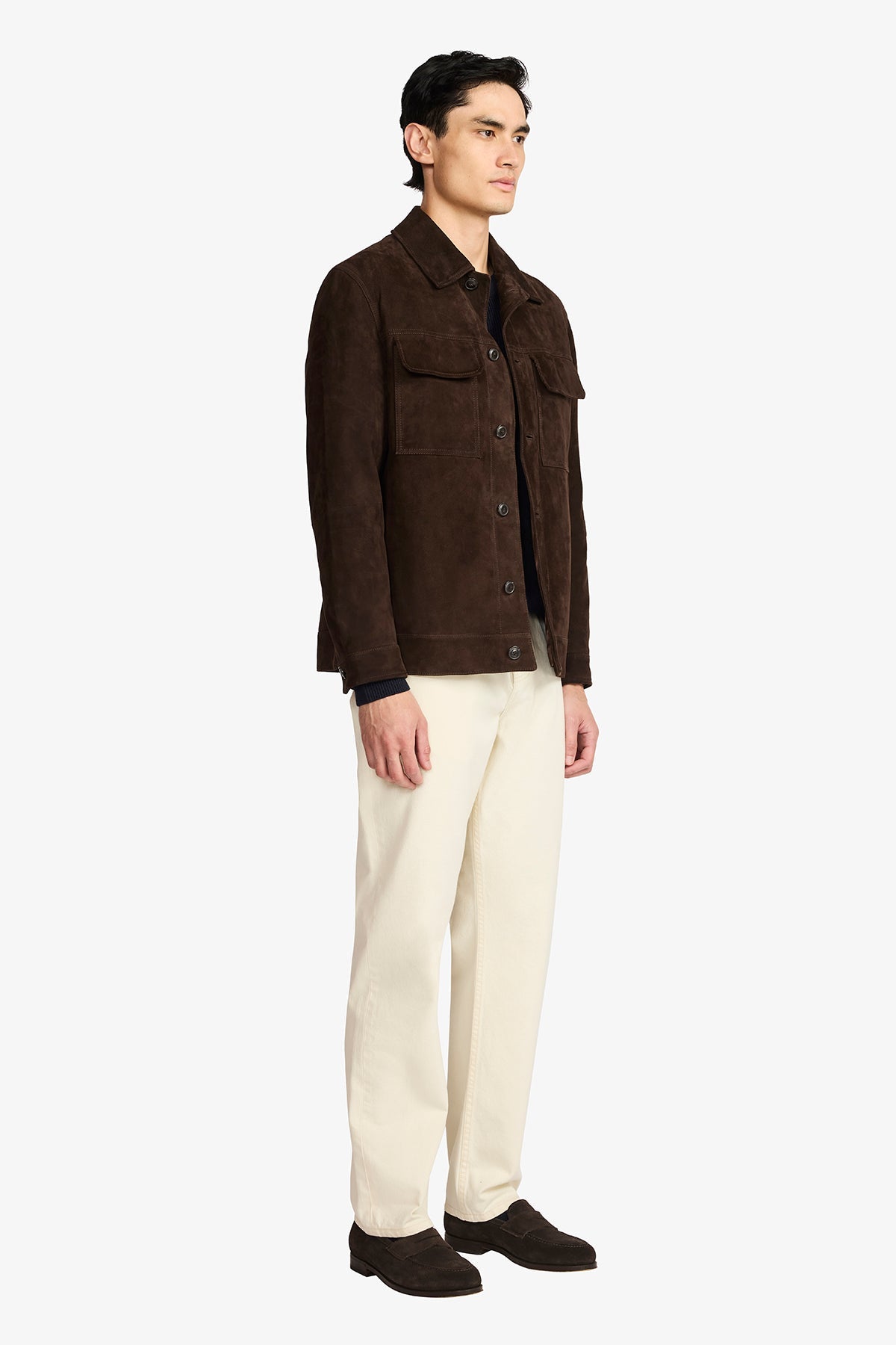 Anthony Squires Mercer Suede Jacket (Brown)