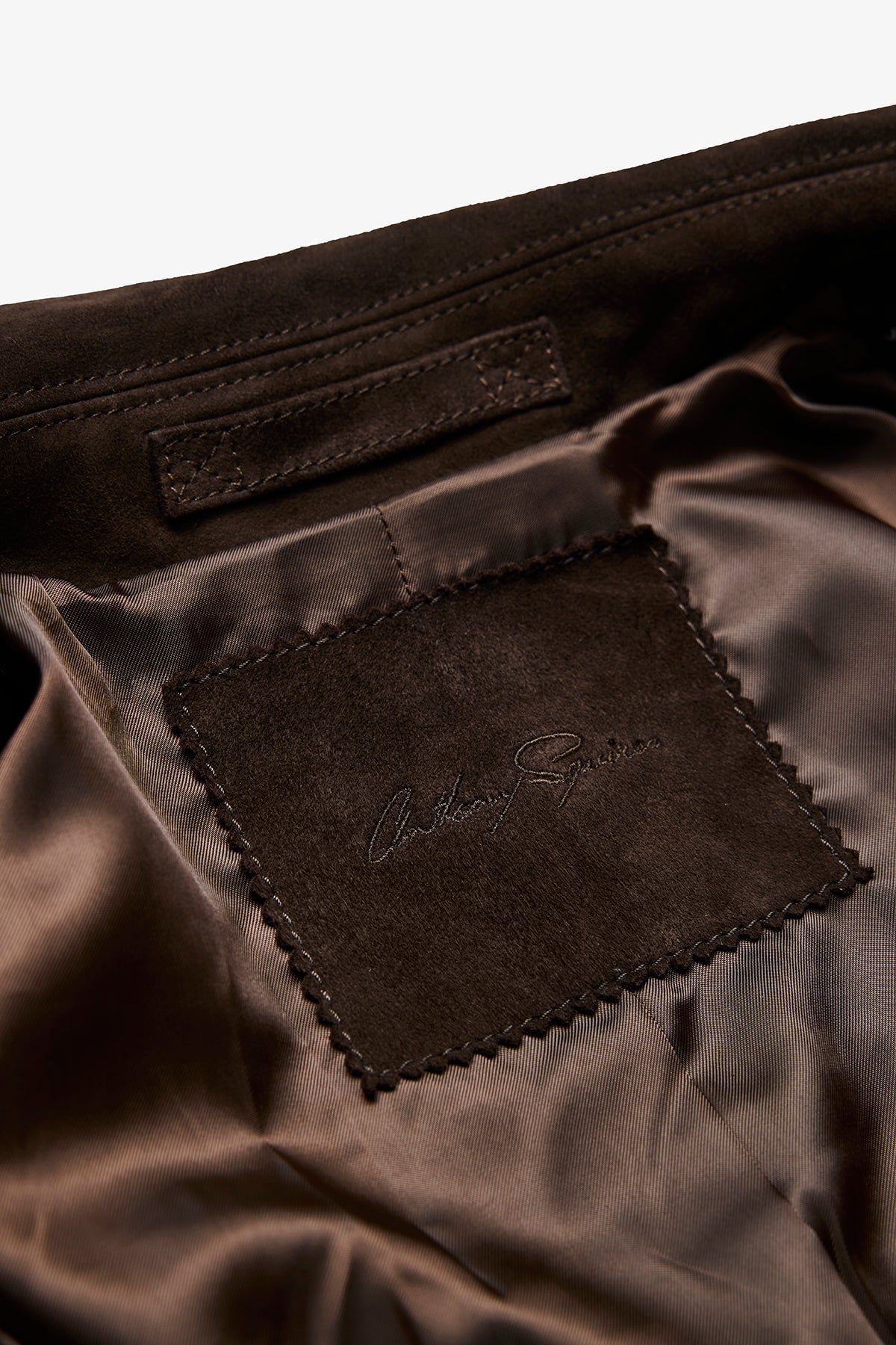 Anthony Squires Mercer Suede Jacket (Brown)