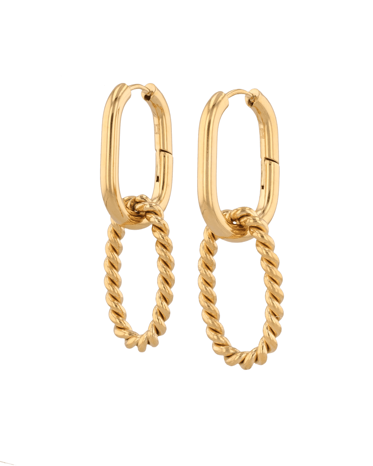 LAVANA Mia Convertible Gold Hoop Earrings