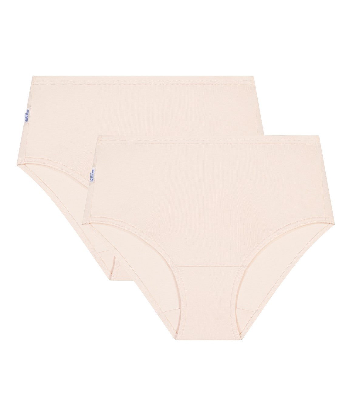 Image of Briefs. Productname: Triumph Sloggi Hikini 2 Pack in Fresh Powder colour by brand - Triumph