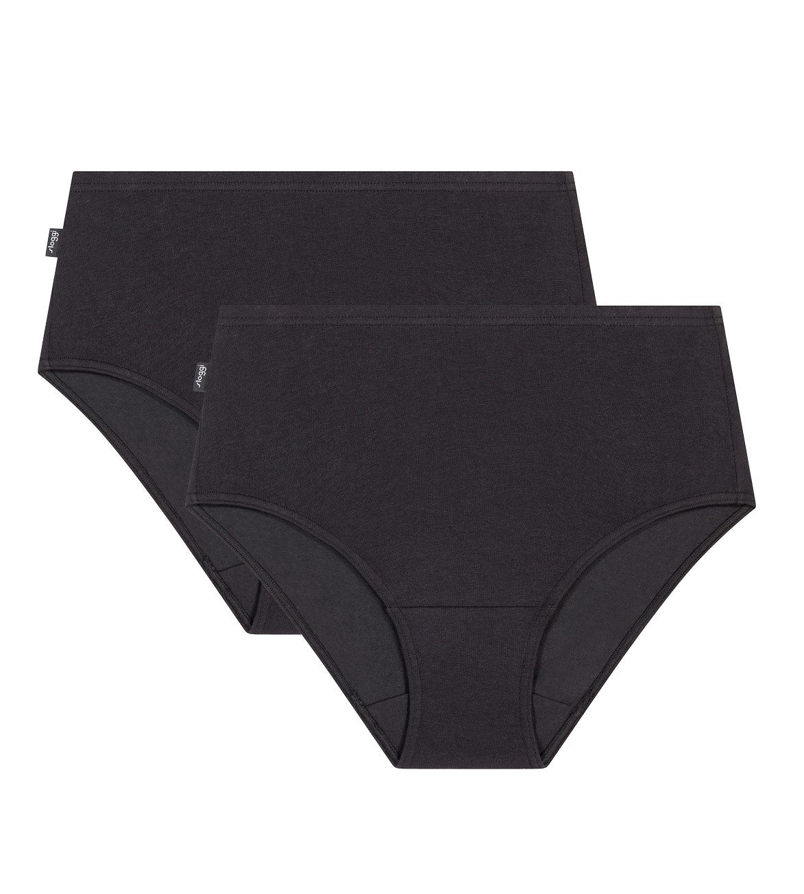 Image of Briefs. Productname: Triumph Sloggi Hikini 2 Pack in Black colour by brand - Triumph