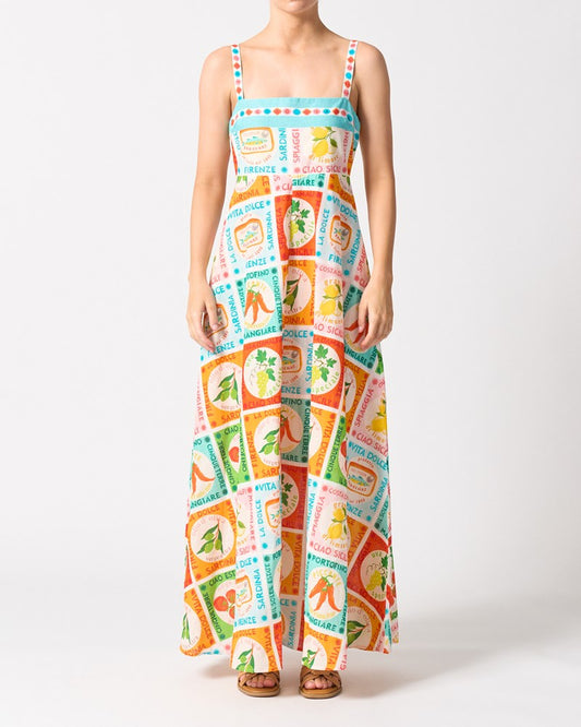 Image of Dresses. Productname: Walnut Melbourne Milan Dress in Ciao Sicily colour by brand - Walnut Melbourne