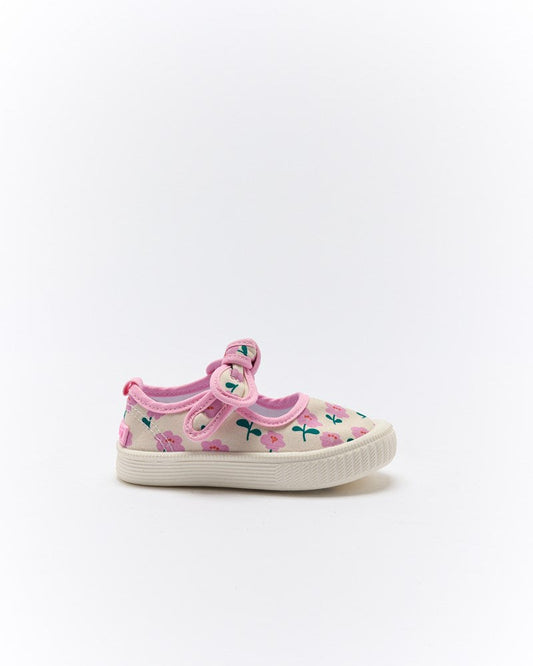 Image of Shoes. Productname: Walnut Melbourne Millie Canvas in Poppies colour by brand - Walnut Melbourne