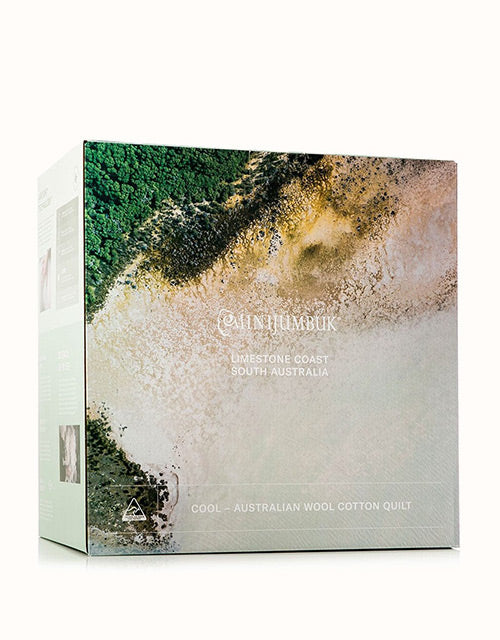 Minijumbuk Cool Australian Wool Cotton Quilt (White)