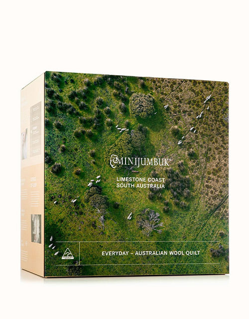 Minijumbuk Everyday Australian Wool Quilt (White)