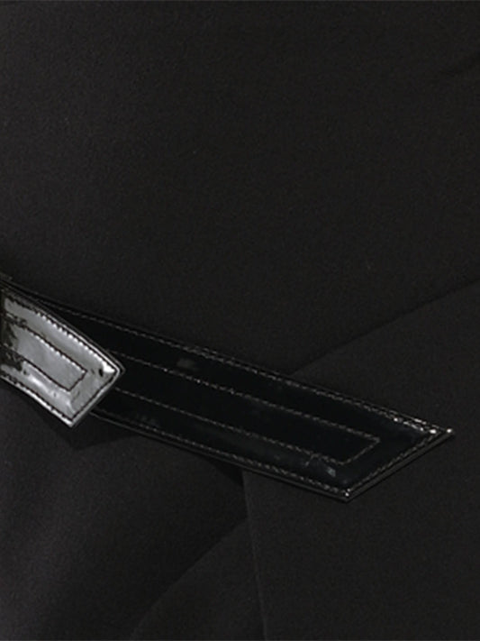 GIVENCHY Mini Skirt With Buckle (Black)